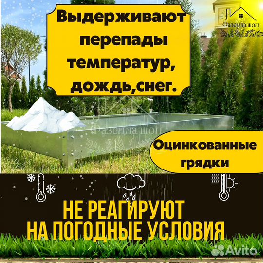 Грядки оцинкованные