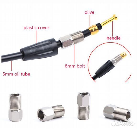 Всё к гидролинии sram, shimano BH59,63,BH90 оливки