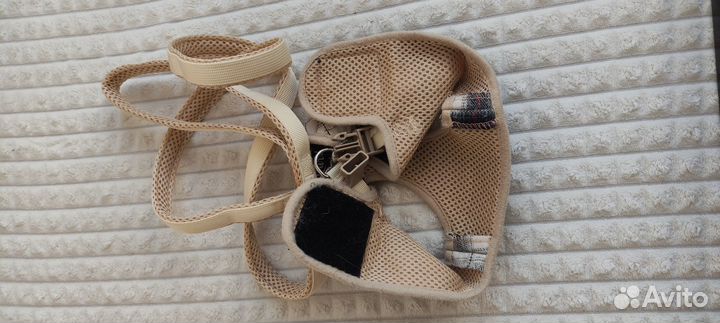 Шлейка с поводком для мелких пород