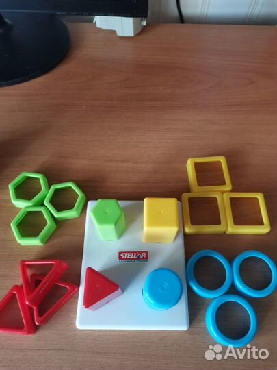 Пирамидка и сортер пластиковая