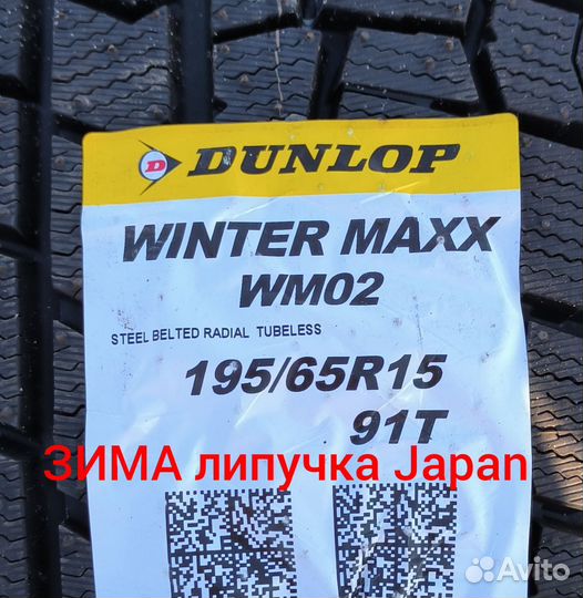 Dunlop Winter Maxx WM02 195/65 R15 92T