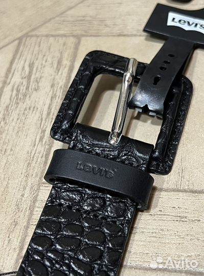 Кожаный ремень Levis оригинал р. S, L