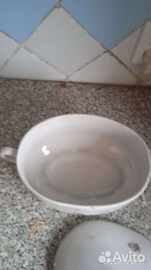 Супница фарфоровая СССР
