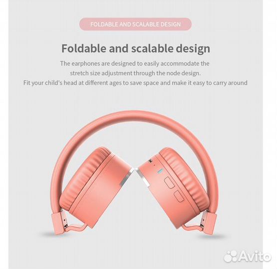 Беспроводные детские наушники Gorsun E86