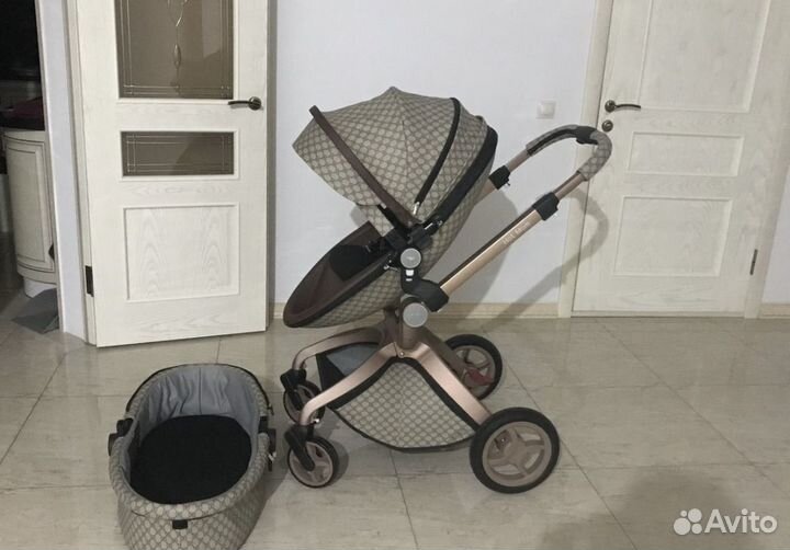 Коляска hot mom 2 в 1 gucci