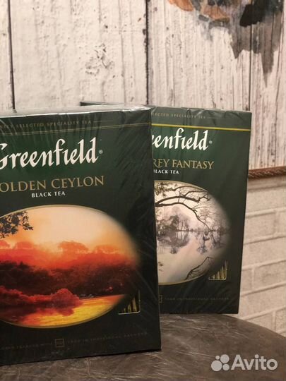 Чай Гринфилд Голден Цейлон Чёрный 100 пакетиков