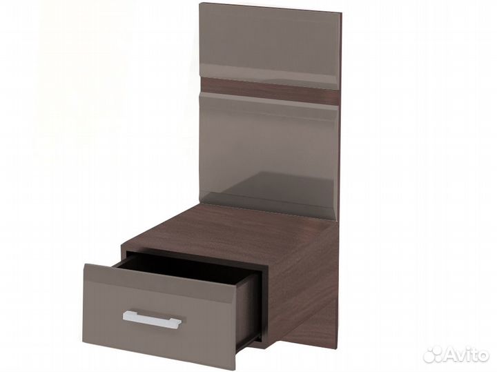 Тумба тб 2 Спальня Вегас (шимо темный/кофе с молок