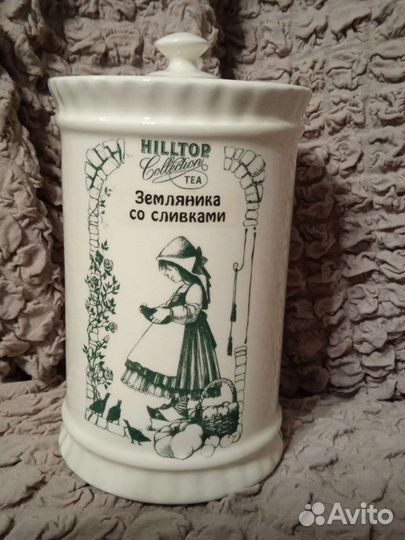 Hilltop керамическая банка от чая