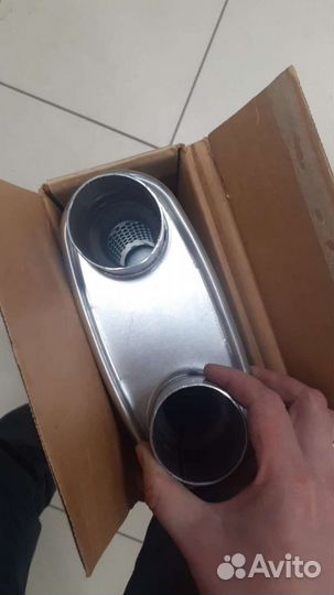 Выпускной резонатор универсальный