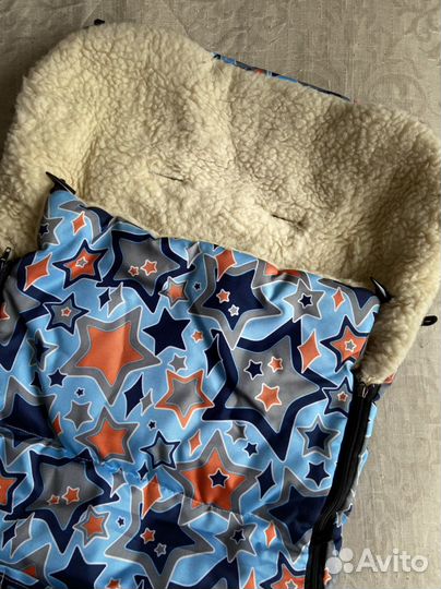 Зимний чехол на коляску/санки