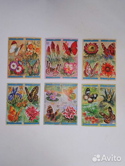 Почтовые марки. Страна Бурунди. 1973г