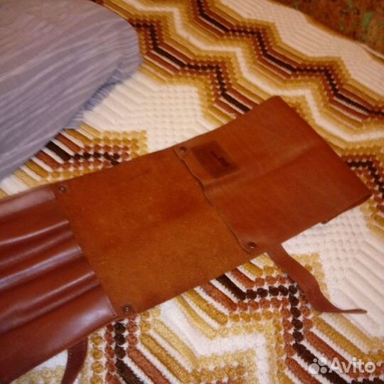 Скрутка для ножей овечья кожа