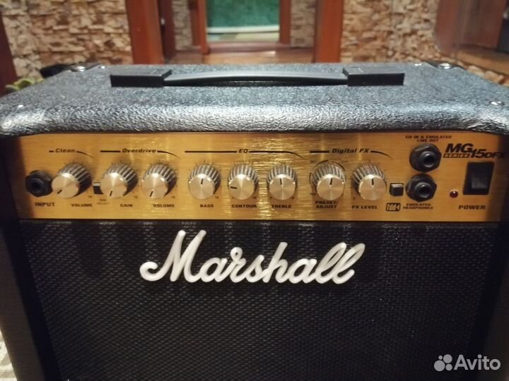 Гитарный комбоусилитель marshall mg15dfx