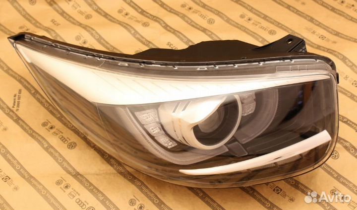 Фара правая KIA picanto 3 III 17-20 линза + LED