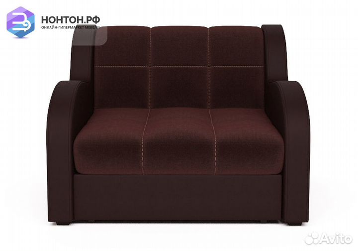 Кресло аккордеон Барон люкс темно-коричневый
