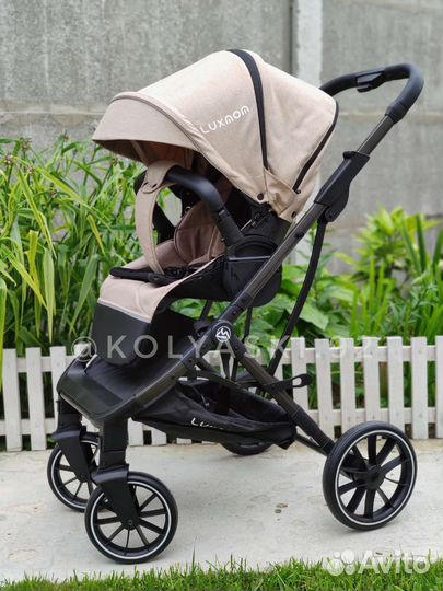 Коляска Luxmom 740/T60 (реверсивный блок)