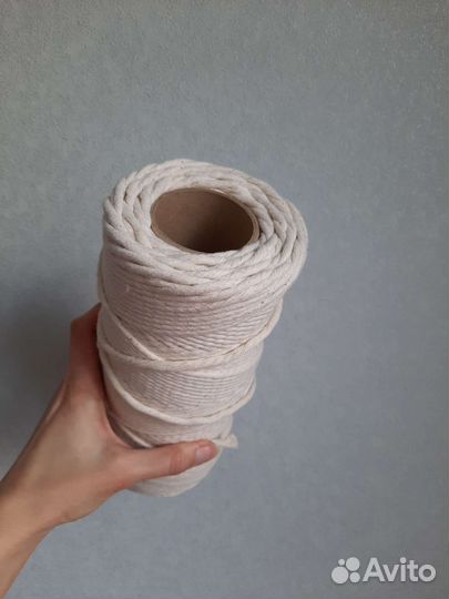 Шпагат хлопковый 4 мм 230 м примерно