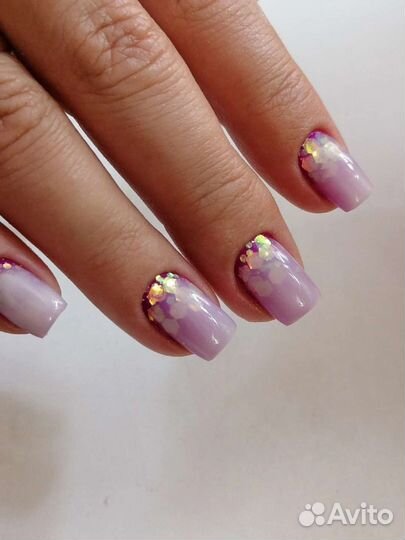 Наращивание ногтей, укрепление, гель лак, педикюр