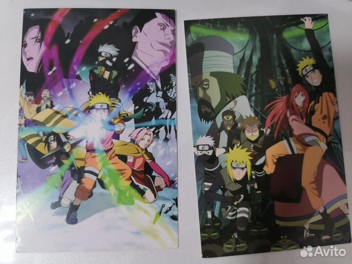 Карточки оригинальные по аниме наруто