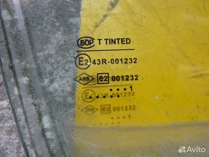 Стекло двери передней правой Renault Logan Ларгус