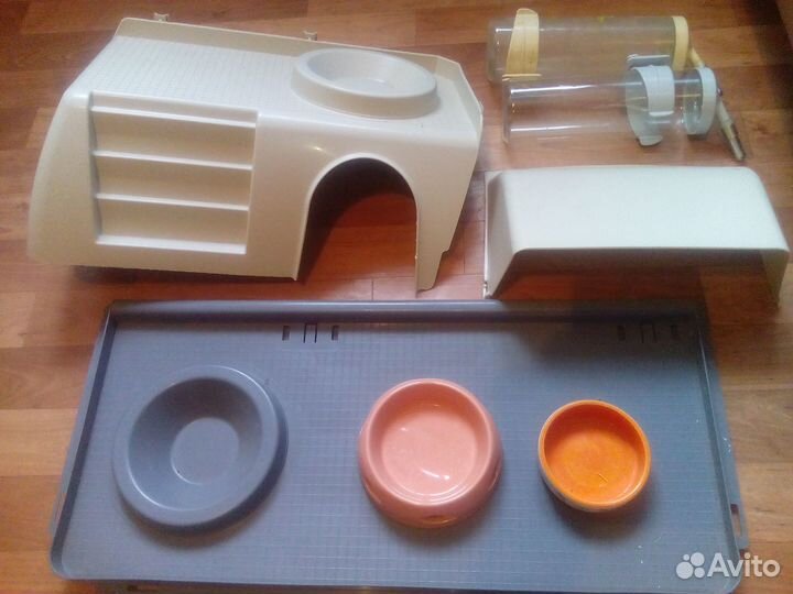 Аксесуары для клетки морским свинкам, кроликам