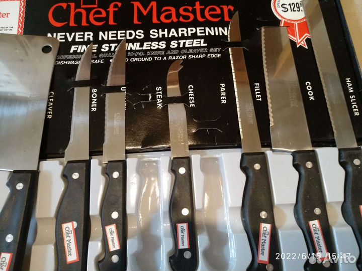 Набор ножей chef master
