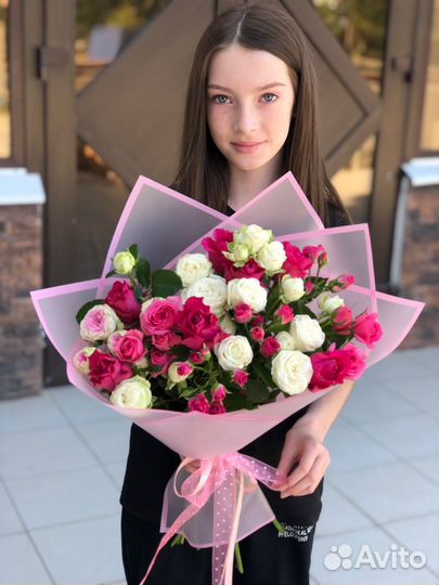 Букеты, цветы, розы