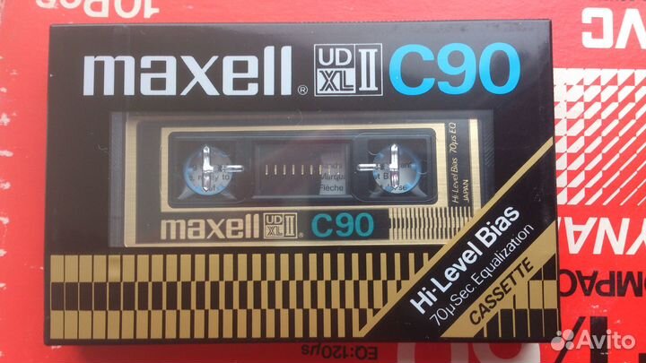 Аудиокассета maxell UD XL II C90(1980, EU market)
