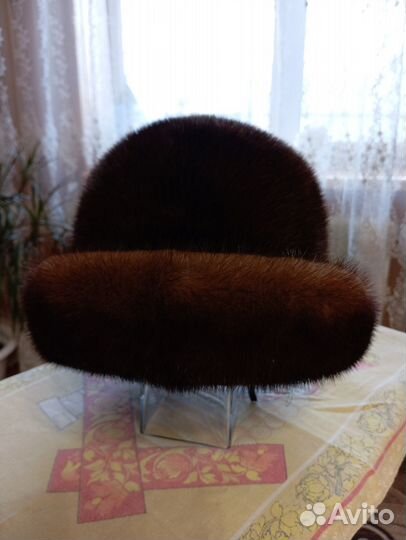 Шапка норковая женская
