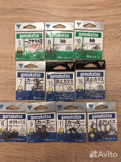 Крючки рыболовные