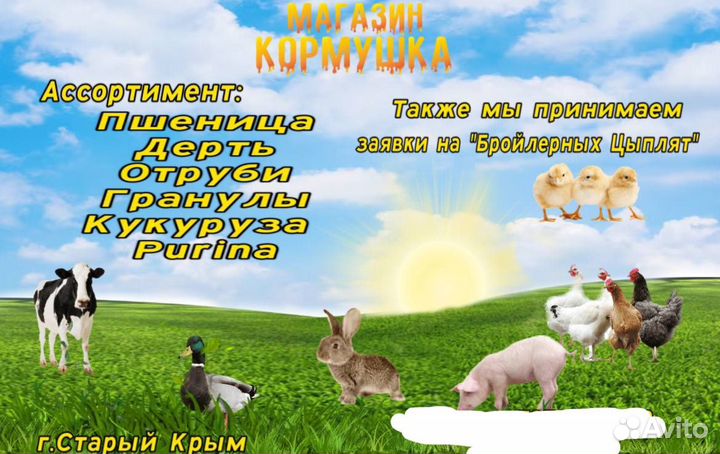 Корма для животных