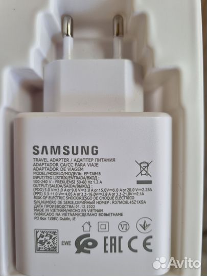 Зарядное устройство samsung