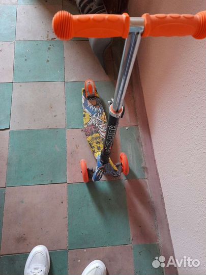 Самокат детский трехколесный бу