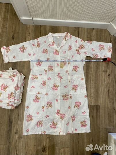 Халат х/б Ретро 1992 год ситец бязь 1 сорт