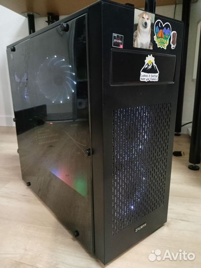 Игровой компьютер rtx 3050, r 5 2600, 16 gb