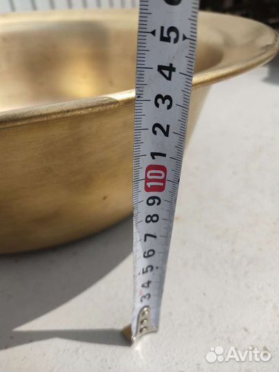 Таз латунный СССР