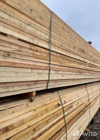 Доска обрезная 25х100х6000