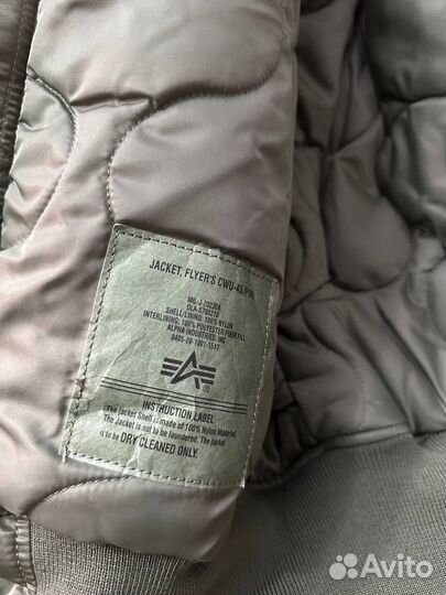 Бомбер Alpha Industries cwu 45