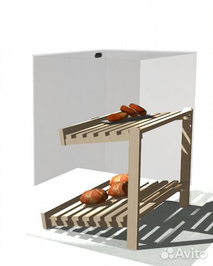 Настольная витрина под выпечку 600х450х700