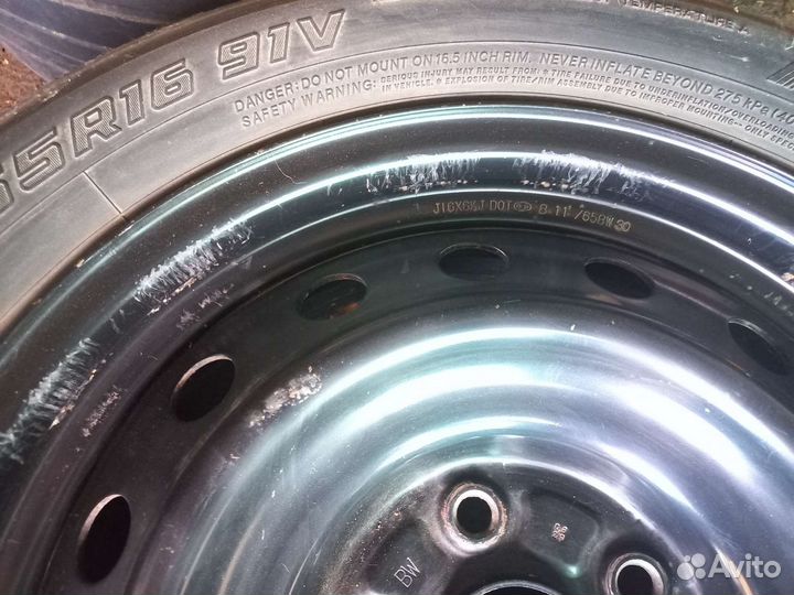 Штампованные диски r16 на toyota