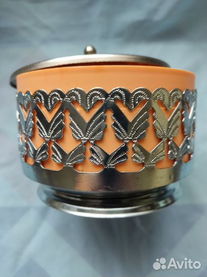 Сахарница винтажная СССР Мельхиор