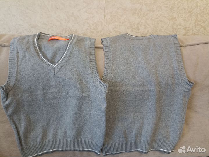 Жилет школьный Отличник 128 рост на двойню