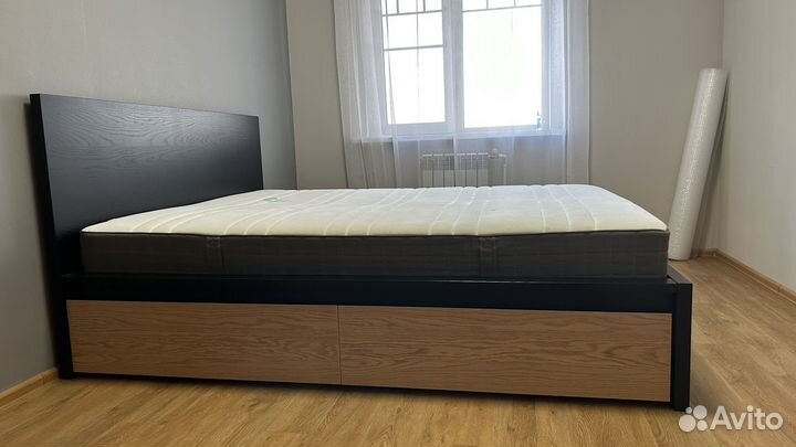 Кровать икея мальм
