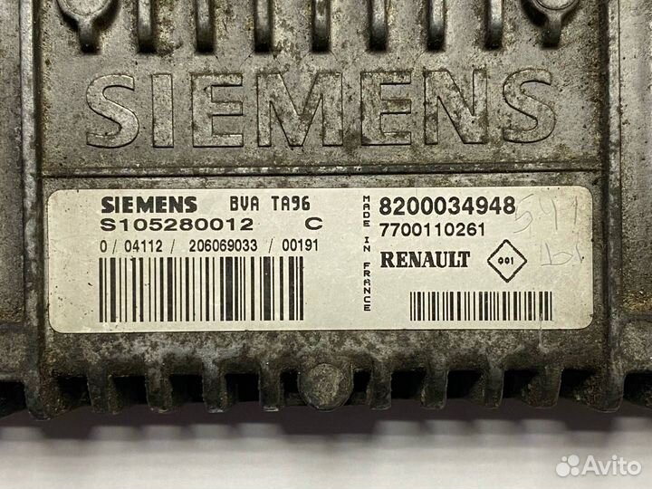 Блок управления АКПП Renault Scenic рест. 2001
