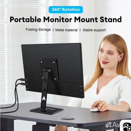 Кронштейн для монитора на стол vesa