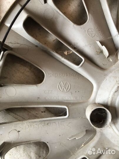 Колпаки volkswagen vw r15 golf 5ko601147