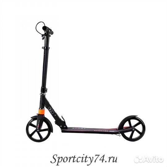 Самокат 2-х колесный Scooter F8B (Черный)