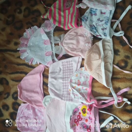Детские вещи пакетом для девочки от 0 до 68см