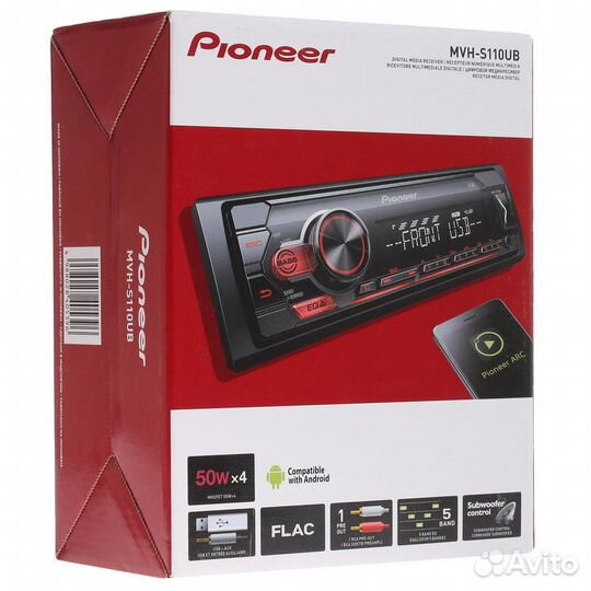 Автомагнитола Pioneer MVH-S120UB (не Pionier OK)