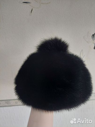 Берет норковый женский